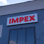 Kaseton świecący dla firmy IMPEX.